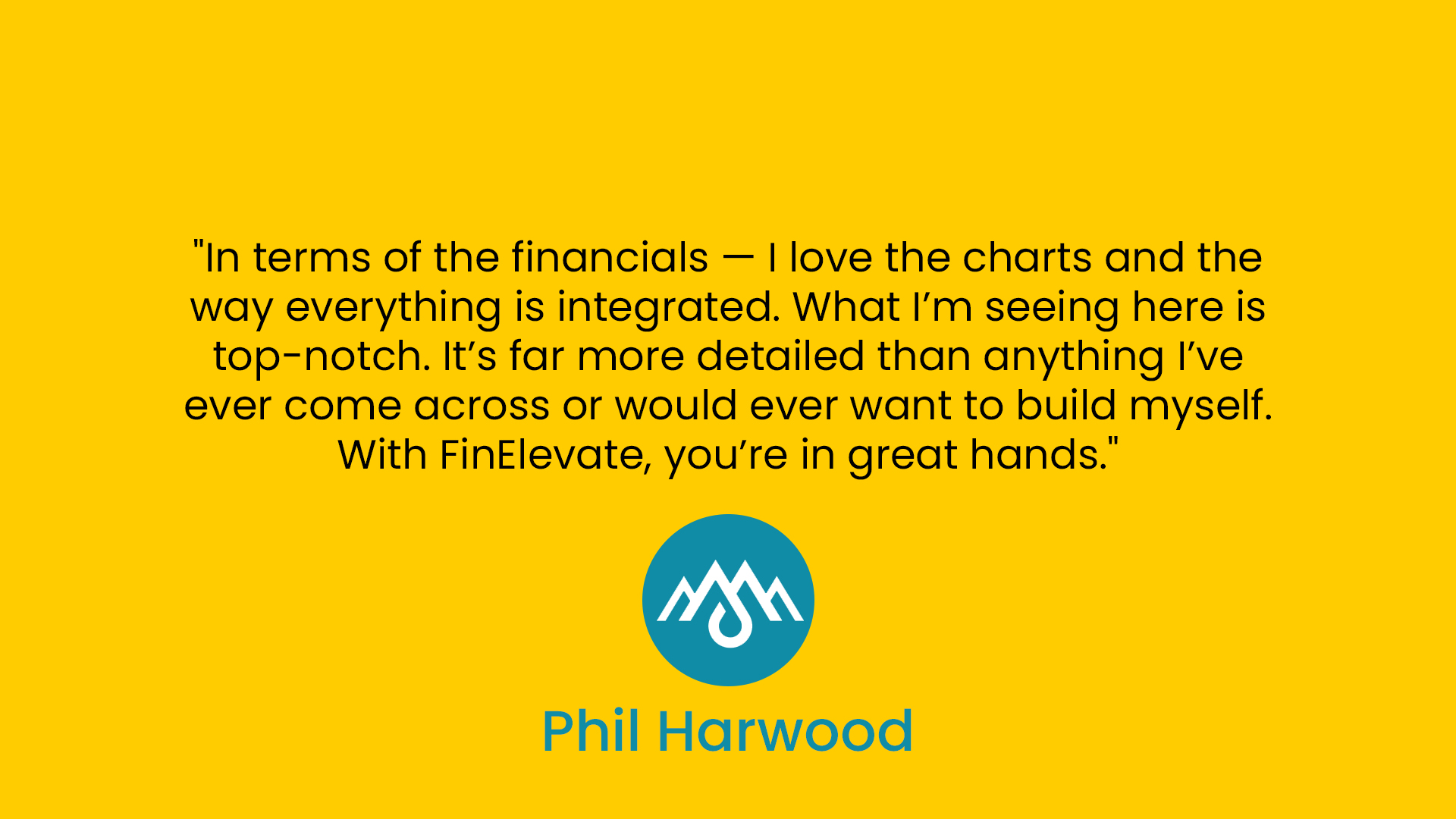 Phil Harwood Quote 2025